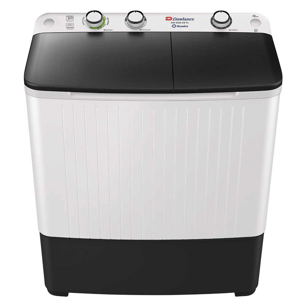 Dawlance DWD-8550 CB FL Twin Tub Washing Machine – 8.5kg, Semi-Automatic