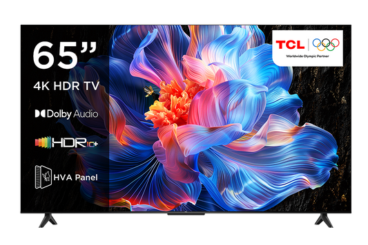 LED TV, 65" P6K 4K UHD Android TV, TCL